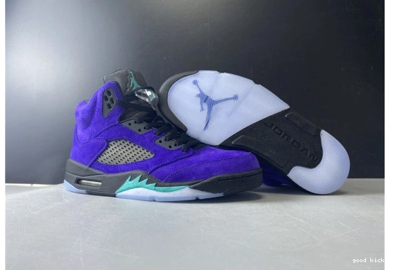 Alternate 136027-500 Air Jordan Grape Retro 5 136027-500 0328